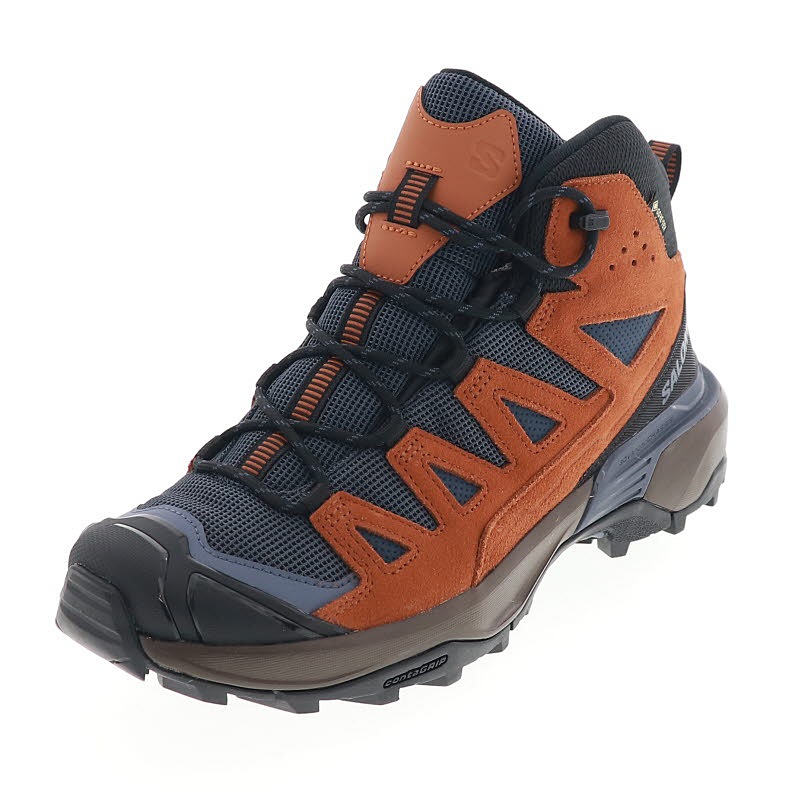 サロモン SALOMON メンズ スニーカー X ULTRA 360 LTR MID GTX レザー ゴアテックス L475707 ハイキングシューズ 透湿防水 Blue Nights / Caramel Cafe / Grisaille