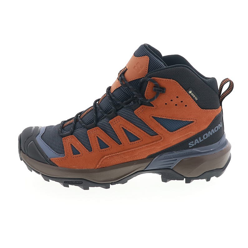 サロモン SALOMON メンズ スニーカー X ULTRA 360 LTR MID GTX レザー ゴアテックス L475707 ハイキングシューズ 透湿防水 Blue Nights / Caramel Cafe / Grisaille
