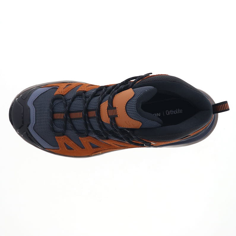 サロモン SALOMON メンズ スニーカー X ULTRA 360 LTR MID GTX レザー ゴアテックス L475707 ハイキングシューズ 透湿防水 Blue Nights / Caramel Cafe / Grisaille