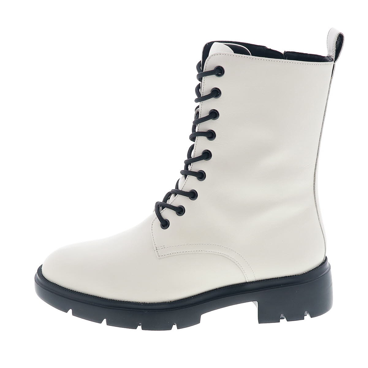 アキュアーズ レディース カジュアル レースアップ ブーツ ジップアップ AcureZ AO-10255 GORE-TEX 全天候型 004 OFF WHITE オフホワイト 防水 消臭 3E幅