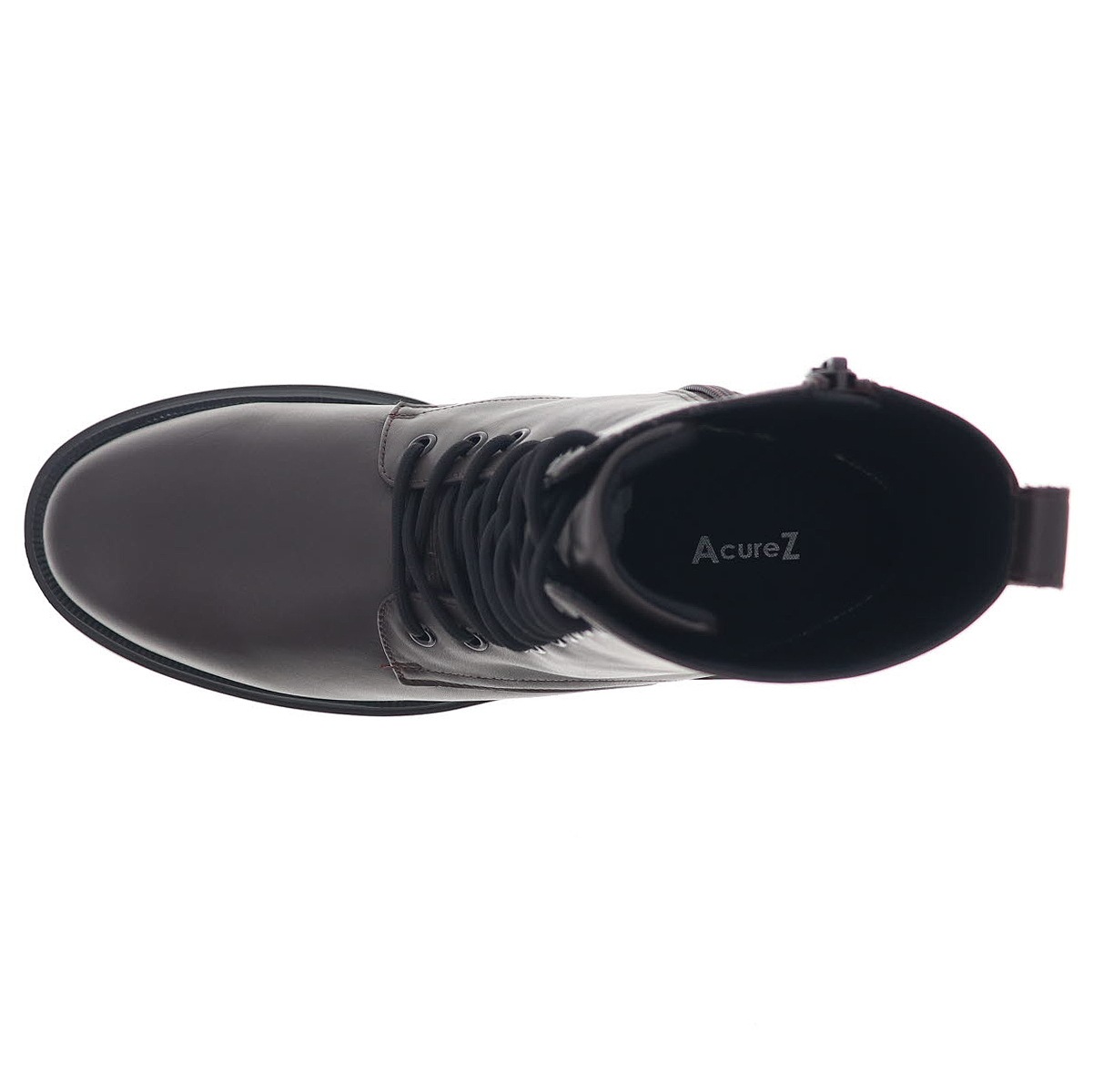 アキュアーズ レディース カジュアル レースアップ ブーツ ジップアップ AcureZ AO-10255 GORE-TEX 全天候型 213 COFFEE コーヒー 防水 消臭 3E幅