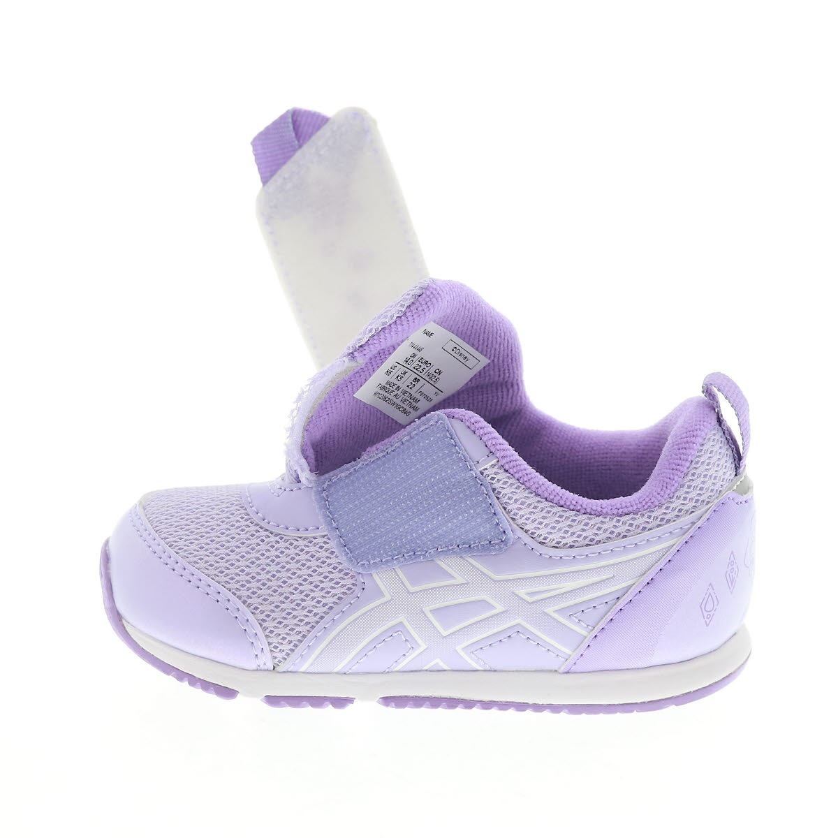 ASICS アシックス スクスク TIARA BABY KT-ES ベビー 1144A446 500 ラベンダー/ホワイト FROZEN アナと雪の女王 エルサ