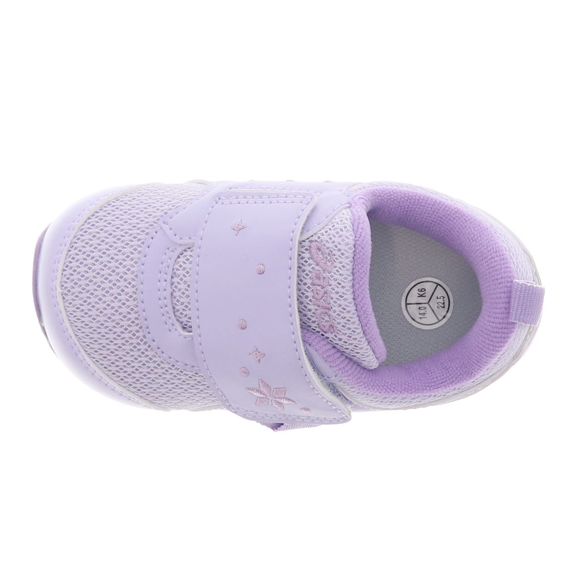 ASICS アシックス スクスク TIARA BABY KT-ES ベビー 1144A446 500 ラベンダー/ホワイト FROZEN アナと雪の女王 エルサ