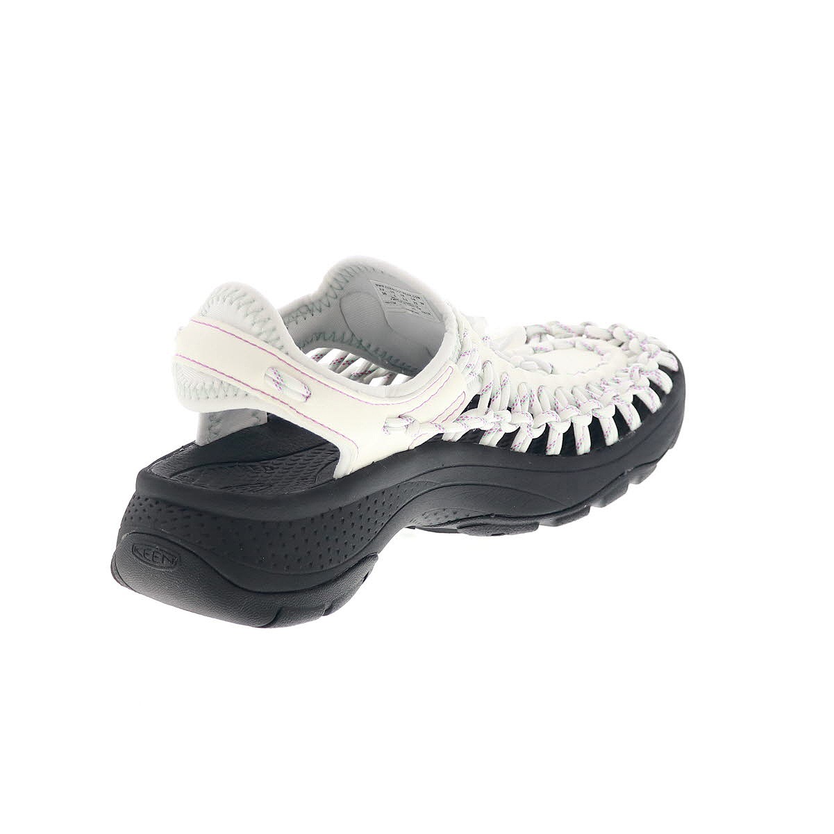 キーン ウィメンズ ユニーク アストリア レディース サンダル オープン エア スニーカー アウトドア KEEN UNEEK ASTORIA 1031728 STAR WHITE/BLACK ホワイト