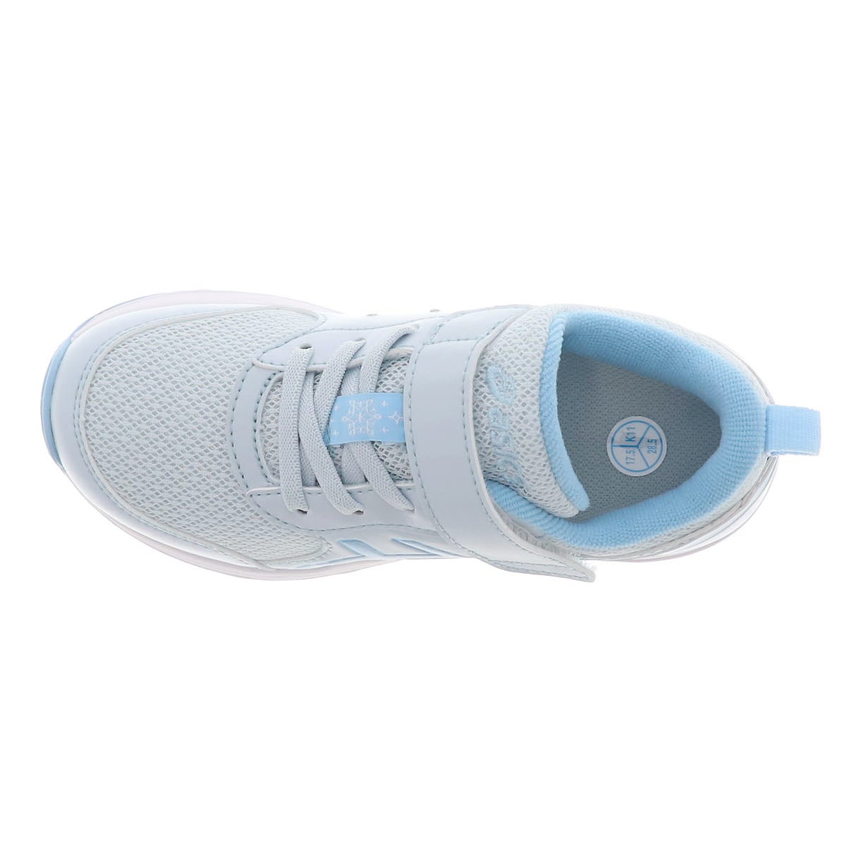 ASICS アシックス スクスク TIARA MINI KT-ES キッズ スニーカー 1144A447 400 ライトブルー FROZEN アナと雪の女王 エルサ
