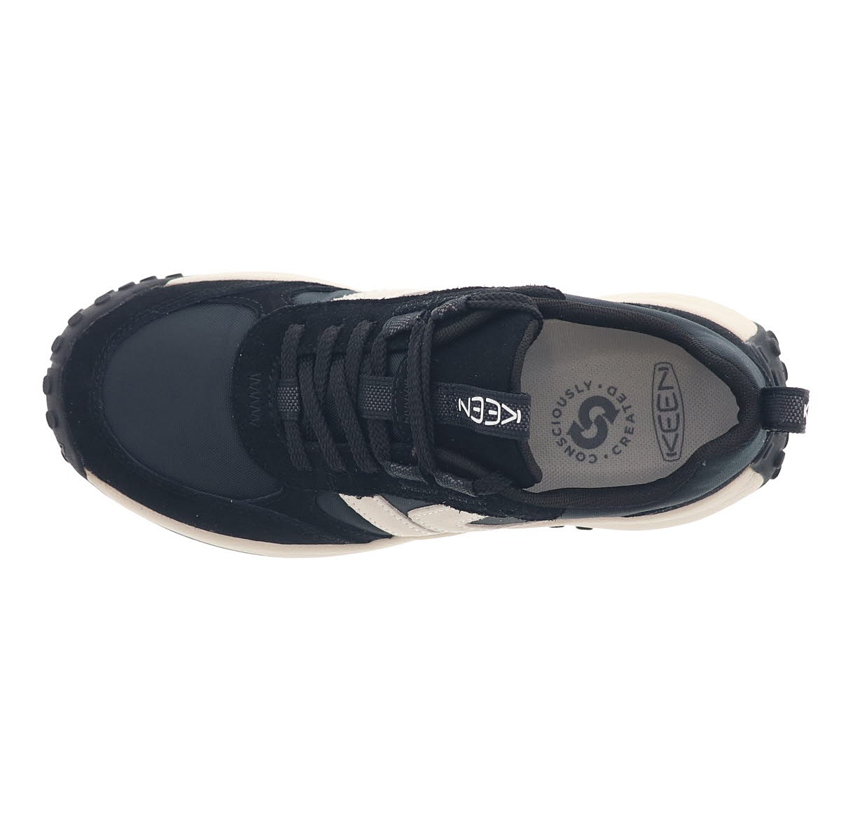 KEEN キーン ウィメンズ ケーエス86 レディース スニーカー ローカット KS86 1029595 Black/Birch 替え紐付き ブラック バーチ