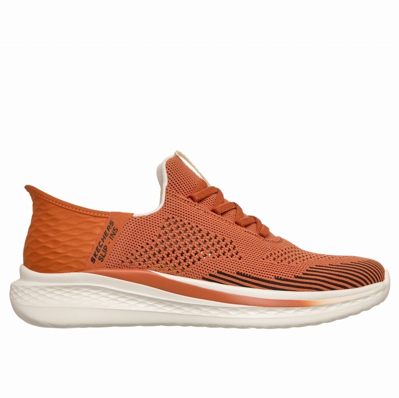SKECHERS スケッチャーズ スリップインズ メンズ スニーカー 210810 ORG スレイド - クイント オレンジ