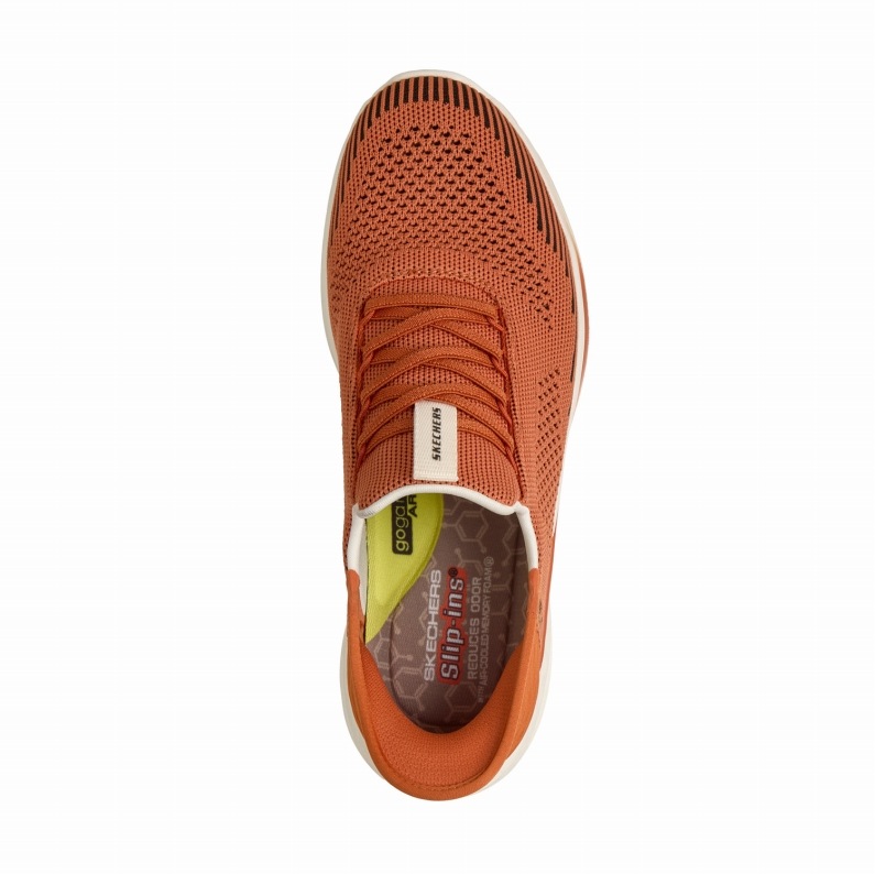 SKECHERS スケッチャーズ スリップインズ メンズ スニーカー 210810 ORG スレイド - クイント オレンジ