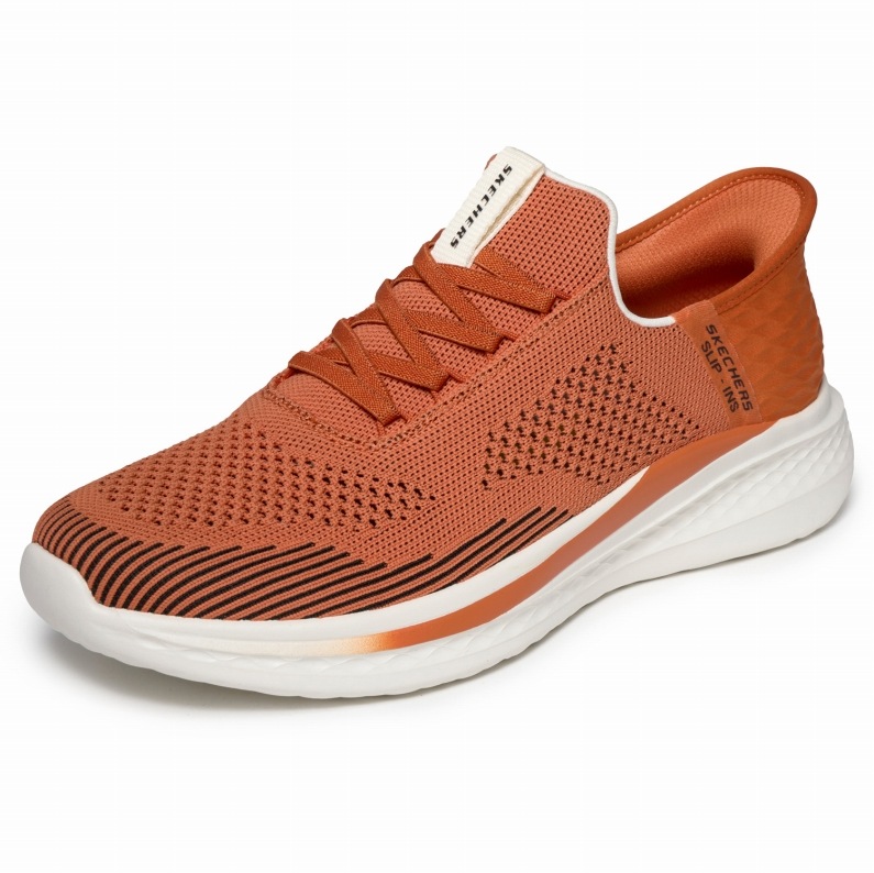 SKECHERS スケッチャーズ スリップインズ メンズ スニーカー 210810 ORG スレイド - クイント オレンジ
