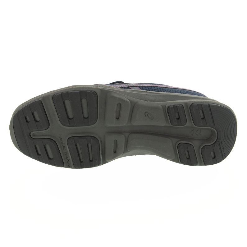 アシックス asics レディース スニーカー ライフウォーカー LIFEWALKER W018 3E相当 1242A018-400 ネイビー 紺 履き口が大きく開く