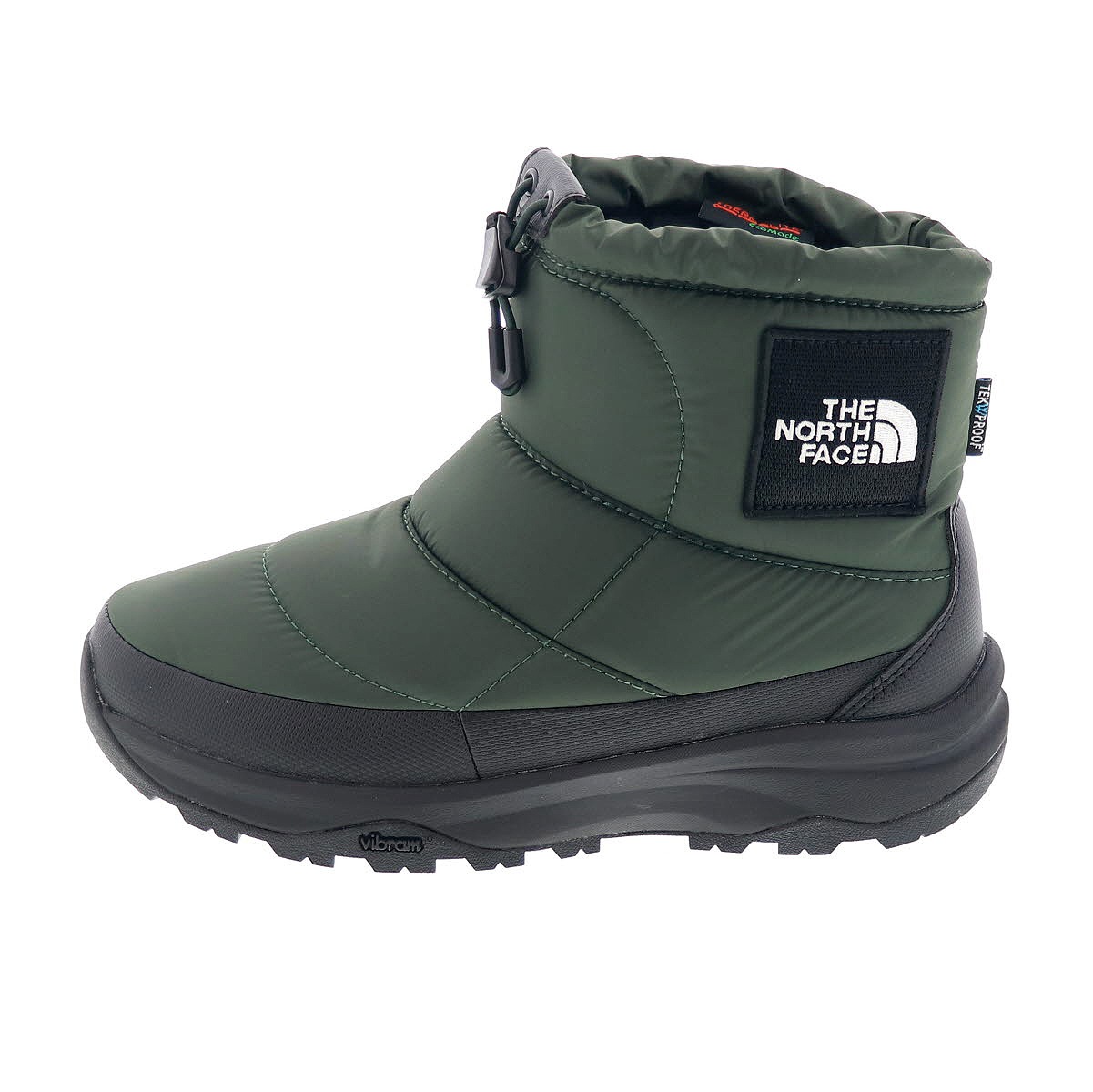 THE NORTH FACE ザ・ノース・フェイス レディース ブーツ 防水 ダウンブーツ ヌプシ ブーティ WP ロゴ ショート NF52280 アルパイン AK グリーン