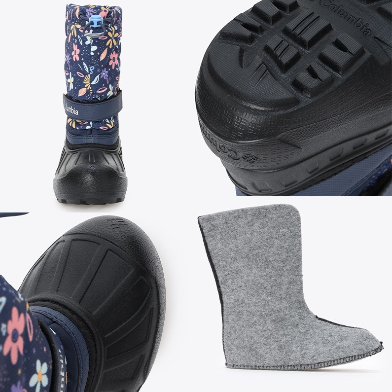 Columbia コロンビア ジュニア キッズ ブーツ ユース パウダーバグ