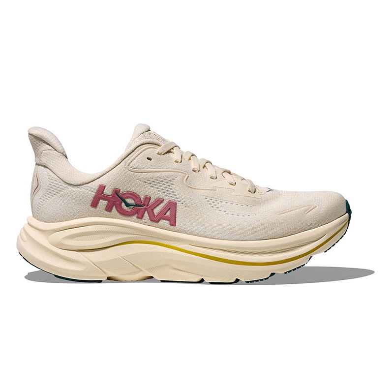 【未使用】HOKA スニーカー CLIFTON 10 WIDE ベージュ HOKA ホカ CLIFTON 10 クリフトン レディース ランニングシューズ B