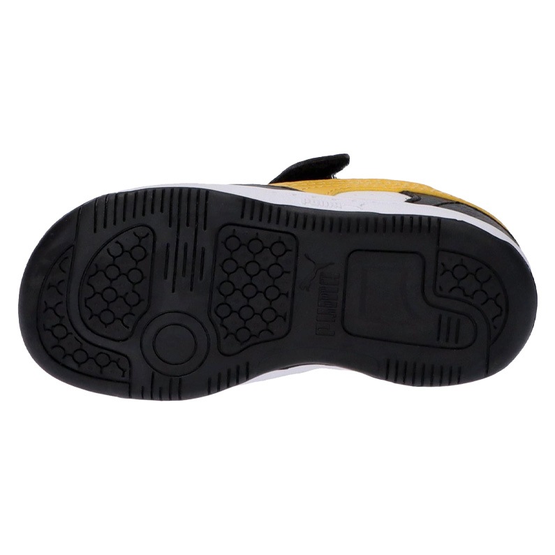 PUMA プーマ キッズ スニーカー リバウンド V6 ロウ AC+ インファント 397420 23 ブラック/イエロー
