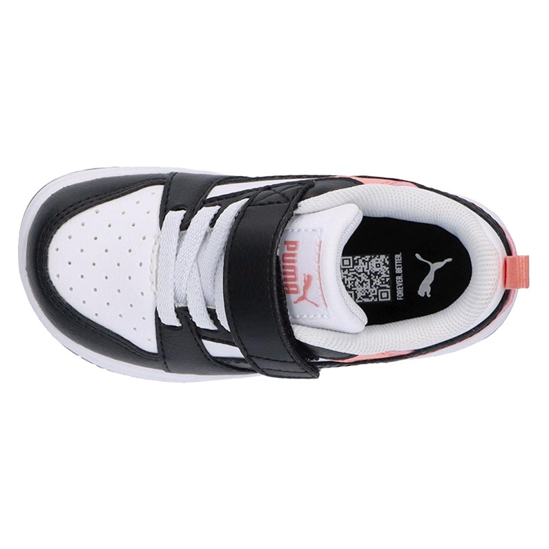 PUMA プーマ キッズ スニーカー リバウンド V6 ロウ AC+ インファント 397420 24 ホワイト/ピンク