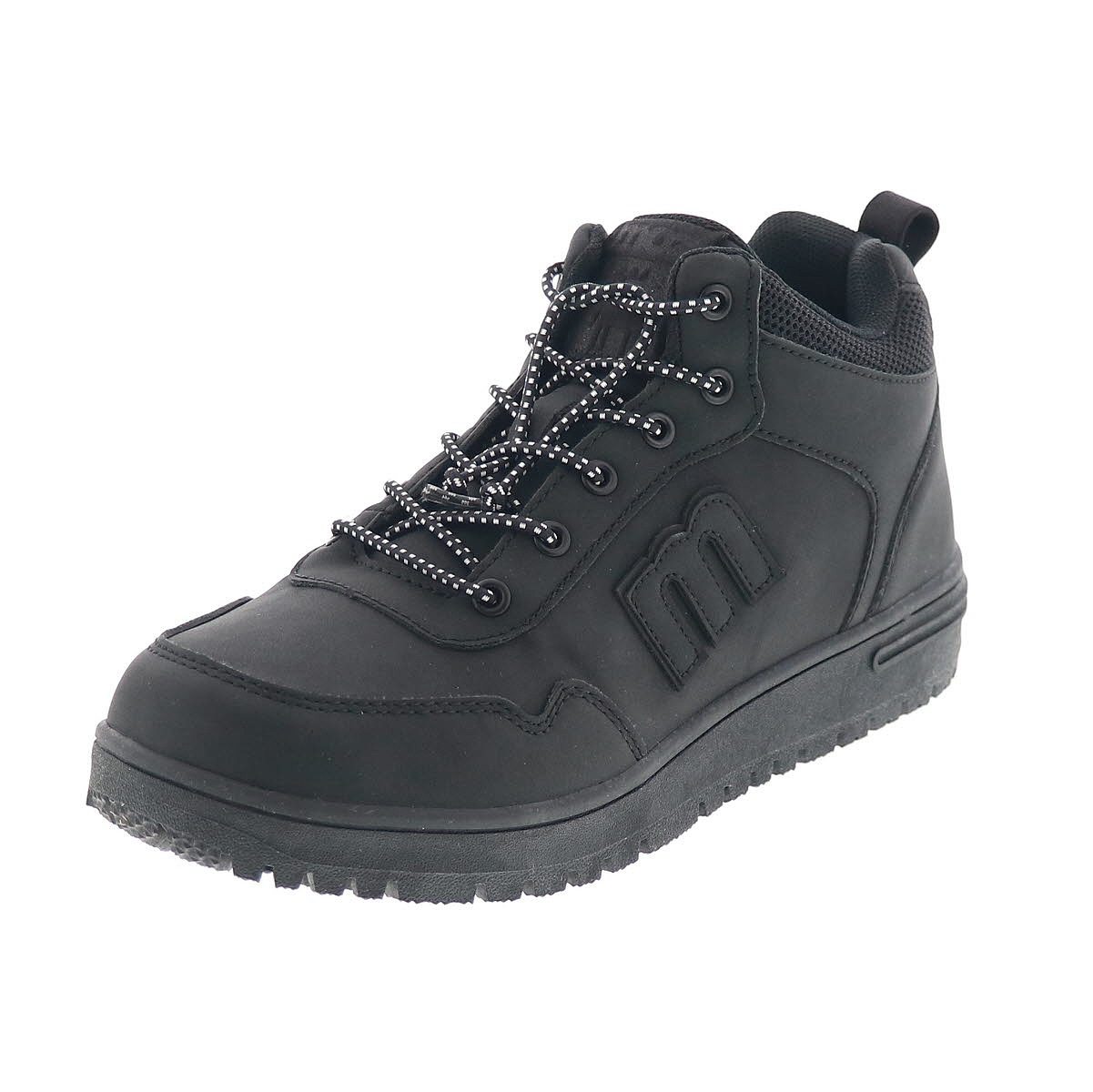 モズ 靴 MOZ 5675 メンズ スニーカー ブーツ ミッドカット 防水シューズ スノーシューズ 滑りにくい 防滑ソール 履きやすい ゴム紐 キャメル / ブラック