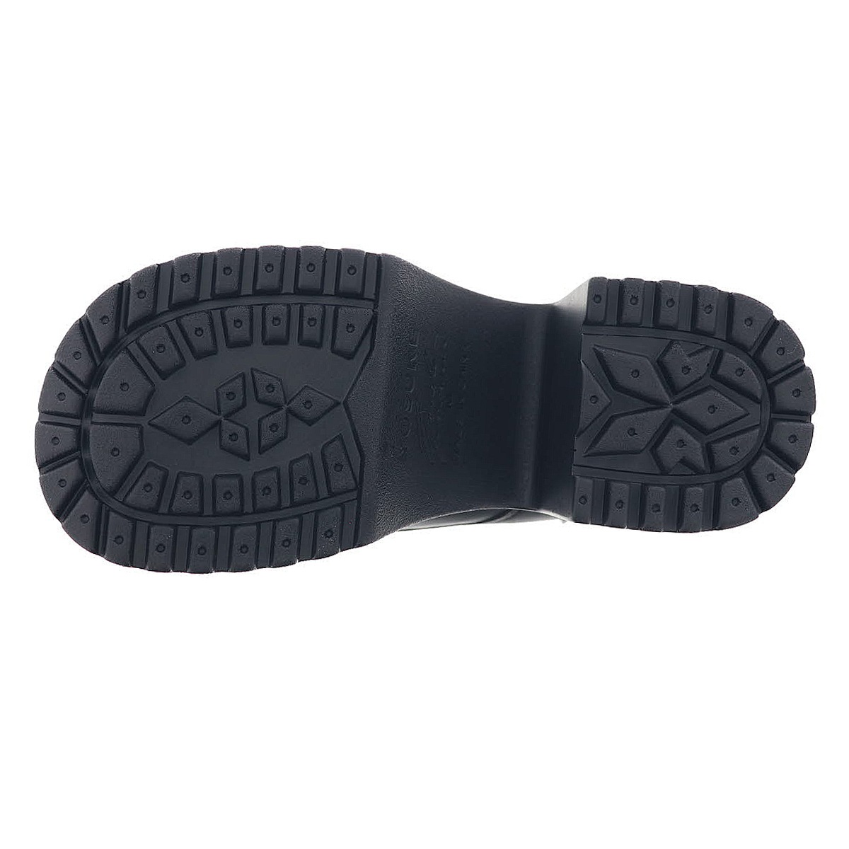 YOSUKE U.S.A ヨースケ 4460118 レディース 厚底 ブーツ レースアップ ジップアップ BL ブラック 12cmヒール 3E幅 取り外し可 チェーンベルト付き