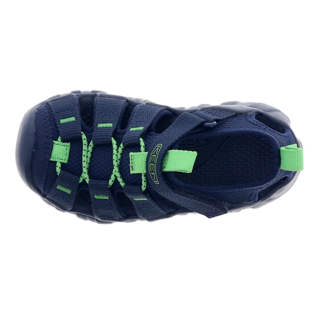 KEEN キーン リトルキッズ ハイパーポート エイチツー キッズ サンダル HYPERPORT H2 1031923 NAVEAL ACADEMY/VIBRANT GREEN 夏 アウトドア レジャー 海 川遊び