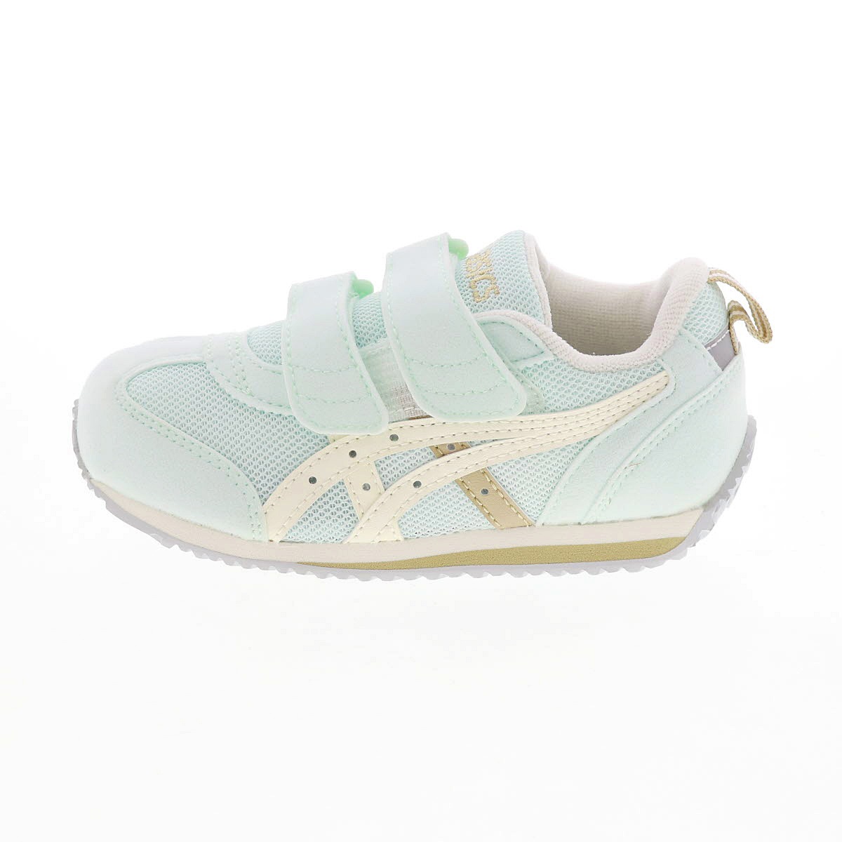 asics アシックス キッズ スニーカー SUKU2 スクスク IDAHO MINI 4 アイダホ ミニ 4 ライトミント×オフホワイト 1144A236-401 女の子 ベルトタイプ