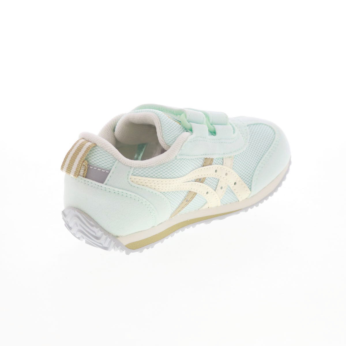 asics アシックス キッズ スニーカー SUKU2 スクスク IDAHO MINI 4 アイダホ ミニ 4 ライトミント×オフホワイト 1144A236-401 女の子 ベルトタイプ