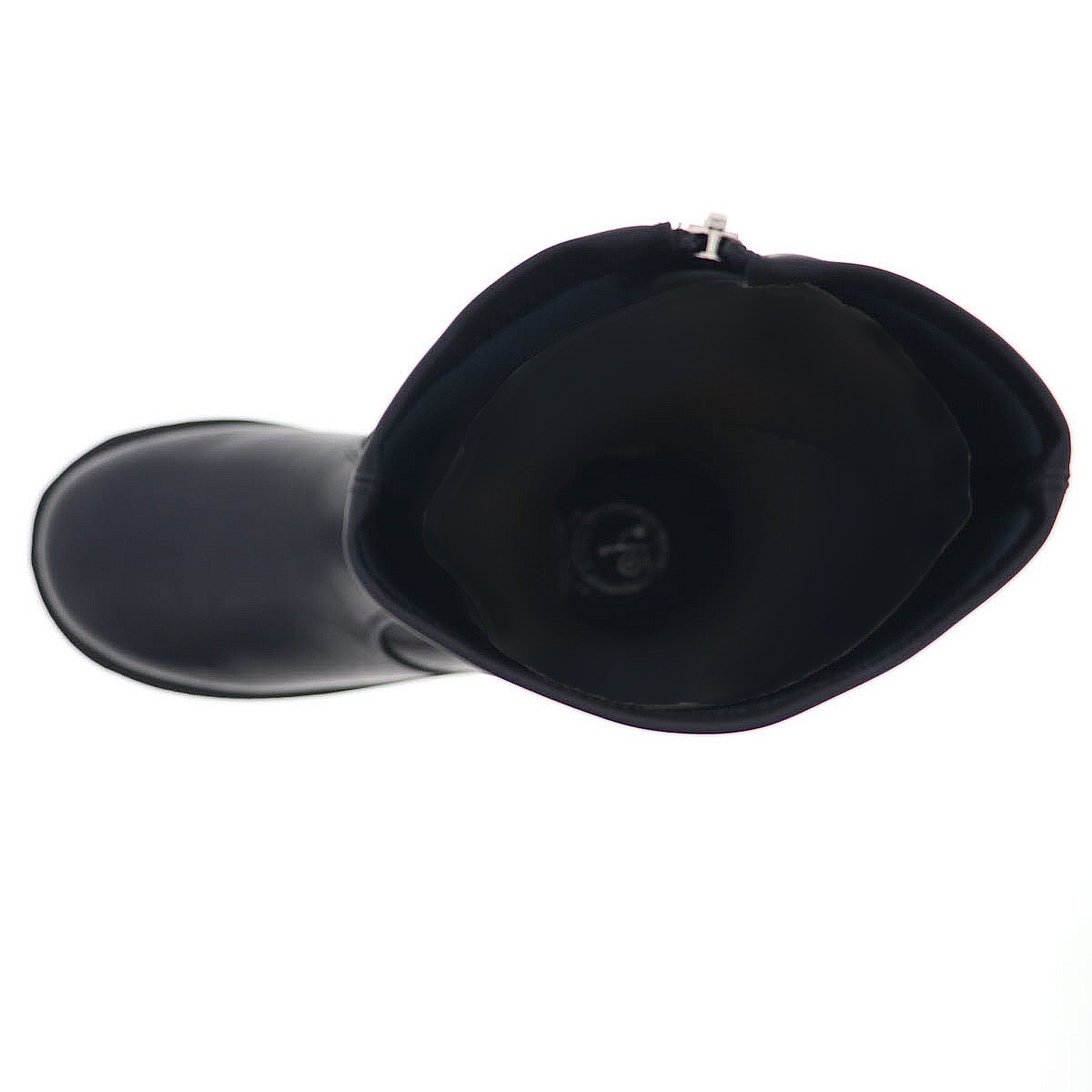 YOSUKE U.S.A ヨースケ 2605017 レディース 厚底 ロングブーツ ジップ付き ロングブーツ チャンキーヒール BL ブラック 9.5cmヒール 3E幅