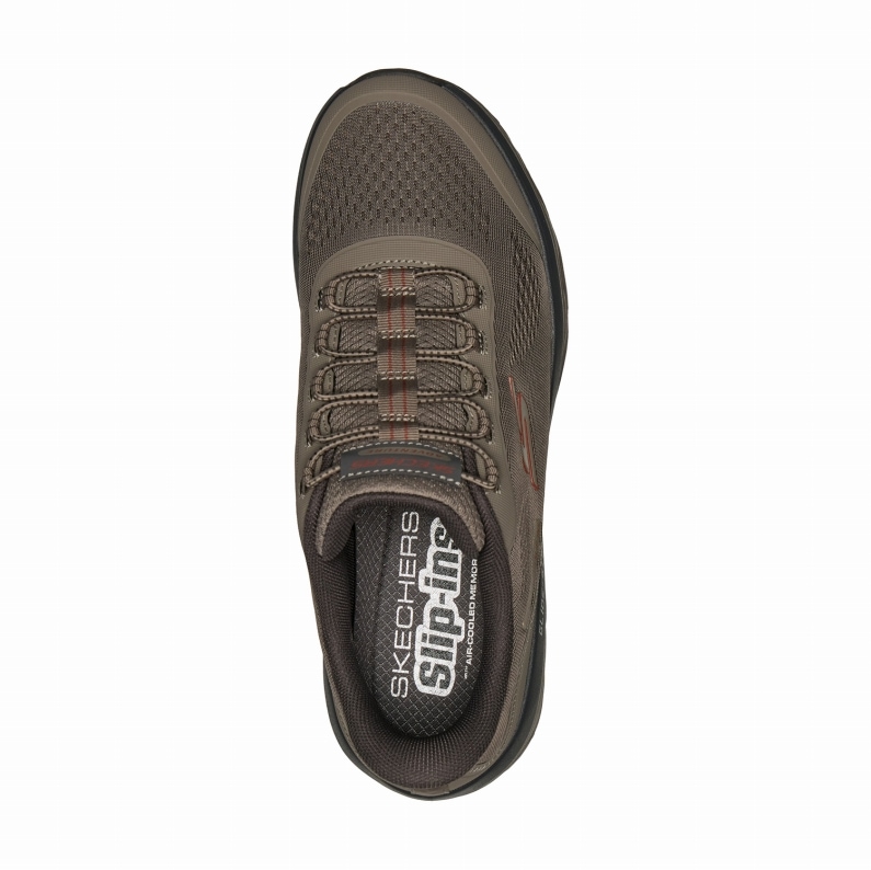 SKECHERS スケッチャーズ スリップインズ メンズ スニーカー 237812 TPE グライドステップ ソール - グローバー ピーク トープ