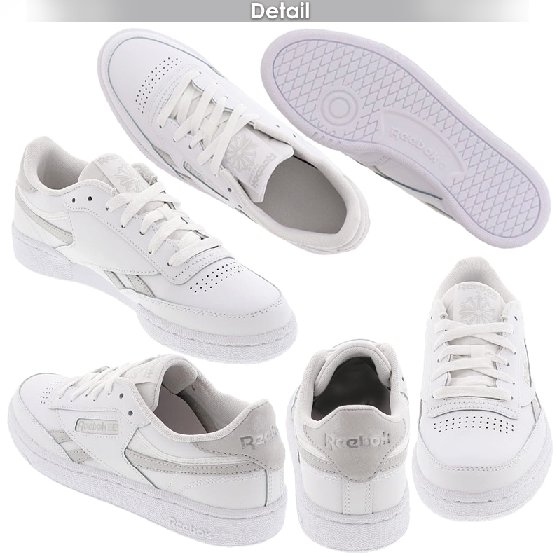 リーボック クラブシー リベンジ メンズ スニーカー ローカット コートシューズ REEBOK CLUB C REVENGE フットウェアホワイト/チョーク