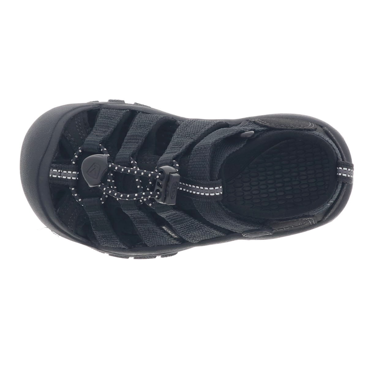 KEEN キーン リトルキッズ ニューポート エイチツー キッズ サンダル NEWPORT H2 1032138 TRIPLE BLACK 夏 アウトドア レジャー 海 川遊び