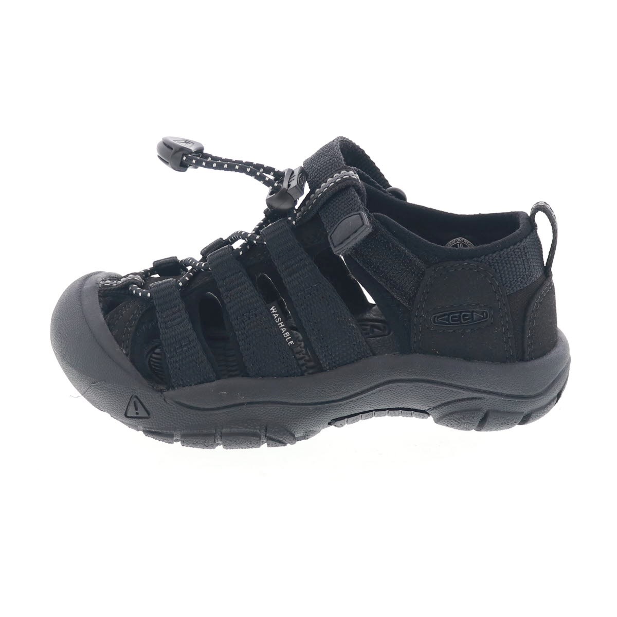 KEEN キーン リトルキッズ ニューポート エイチツー キッズ サンダル NEWPORT H2 1032138 TRIPLE BLACK 夏 アウトドア レジャー 海 川遊び