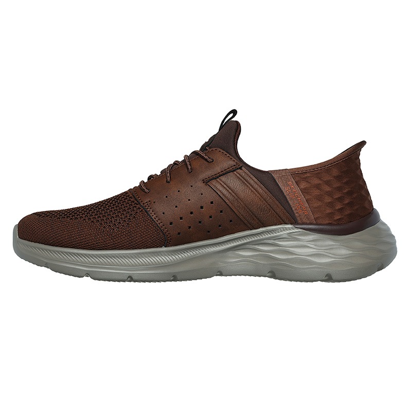 SKECHERS スケッチャーズ メンズ スニーカー スリップインズ SKJ-210803-ACDB DARK BROWN ダークブラウン