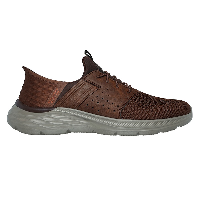 SKECHERS スケッチャーズ メンズ スニーカー スリップインズ SKJ-210803-ACDB DARK BROWN ダークブラウン
