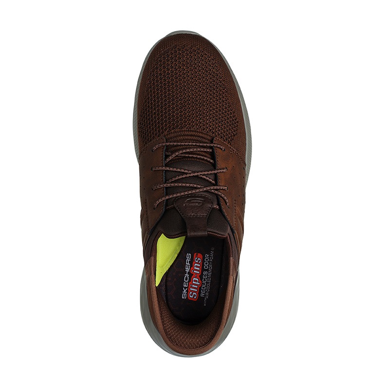 SKECHERS スケッチャーズ メンズ スニーカー スリップインズ SKJ-210803-ACDB DARK BROWN ダークブラウン