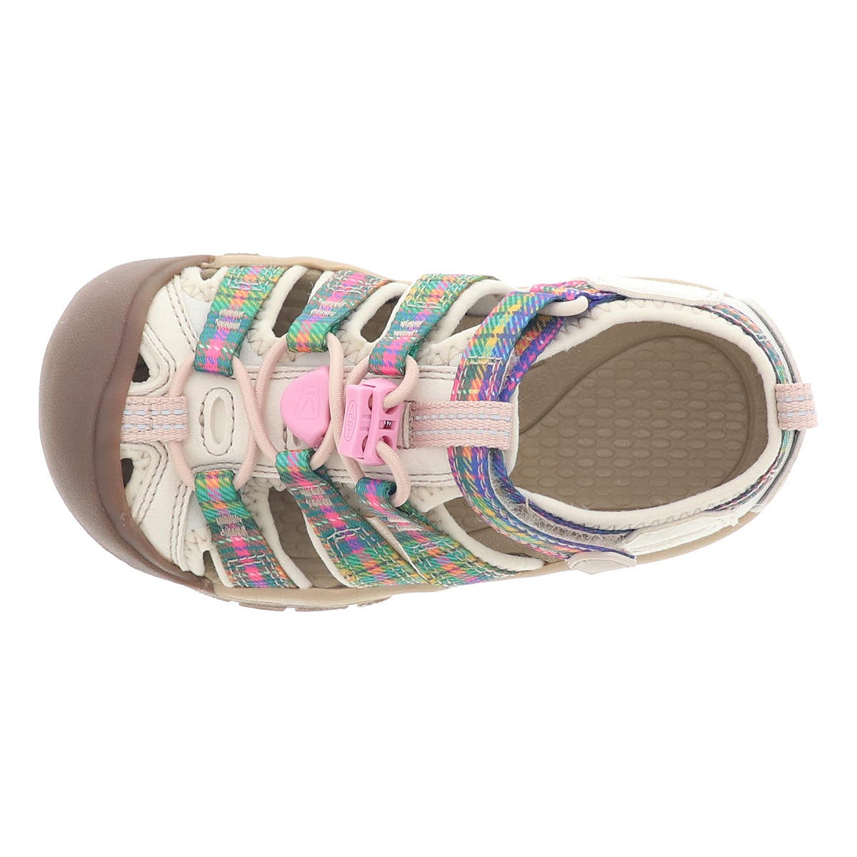 KEEN キーン リトルキッズ ニューポート エイチツー キッズ サンダル NEWPORT H2 1032136 GINGHAM/ORCHID SMOKE 夏 アウトドア レジャー 海 川遊び