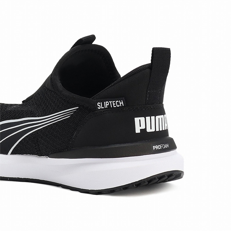 PUMA プーマ キッズ スニーカー スリップオン キッズ  クルーズ プロフォーム イーズイン 397633_04 ローカット ブラック×ホワイト 子供