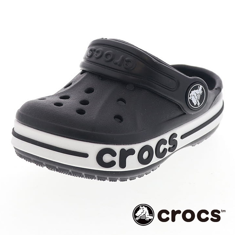 crocs クロックス キッズサンダル リトルキッズ ベビーサンダル スリッポン バヤバンド クロッグ トドラー スリッポン 207018-001 ブラック
