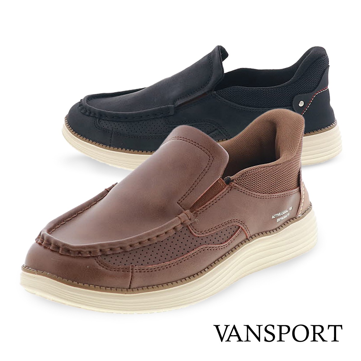 手を使わずに履ける メンズ スリッポンシューズ カジュアル タウン