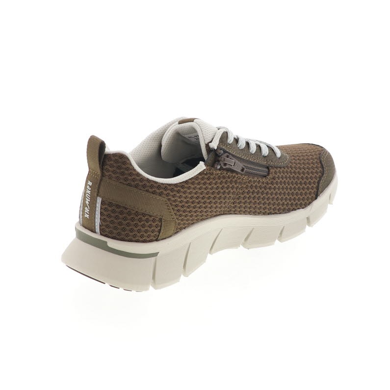 ASICS ラクウォーク × ライザップ RIZAP レディース ウォーキングシューズ トレーニング 運動靴 ジップ付き RL-9214 幅広4E 軽量 069 カーキ