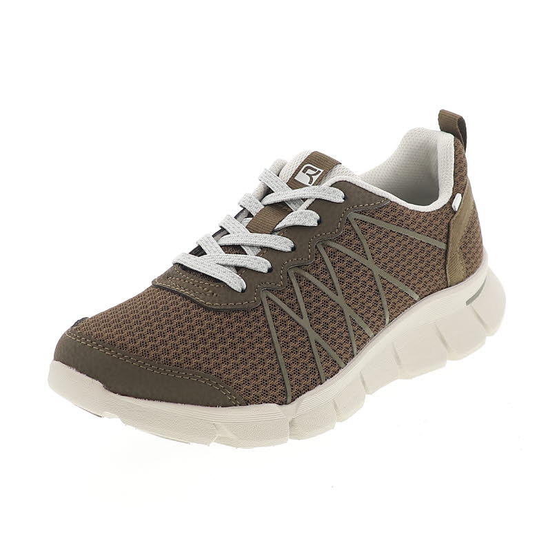 ASICS ラクウォーク × ライザップ RIZAP レディース ウォーキングシューズ トレーニング 運動靴 ジップ付き RL-9214 幅広4E 軽量 069 カーキ