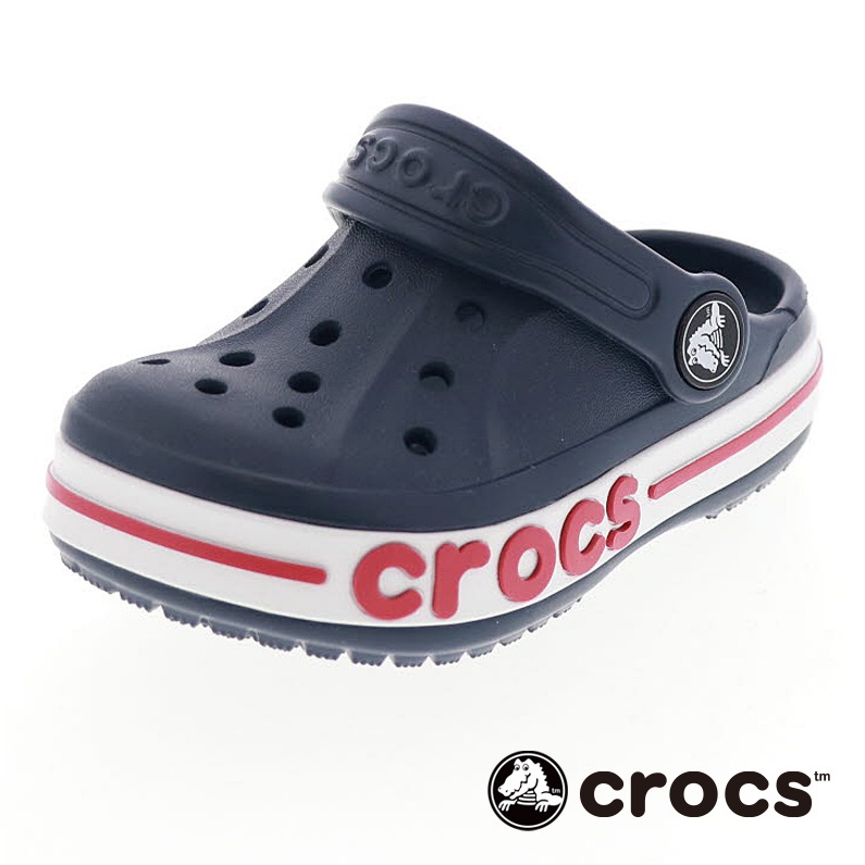 crocs クロックス キッズサンダル リトルキッズ ベビーサンダル スリッポン バヤバンド クロッグ トドラー スリッポン 207018-410 ネイビー 