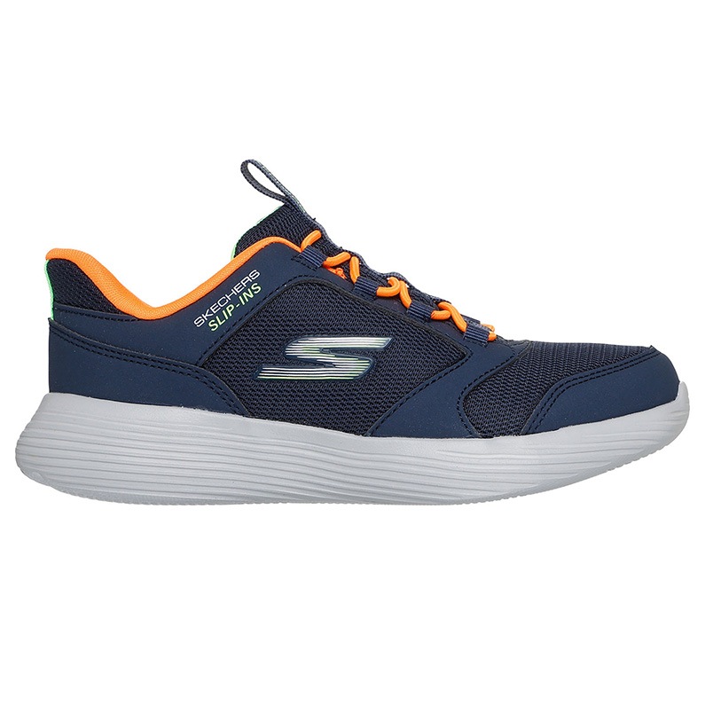 SKECHERS スケッチャーズ スリップインズ キッズ スニーカー 403899L NVOR ネイビー NVY