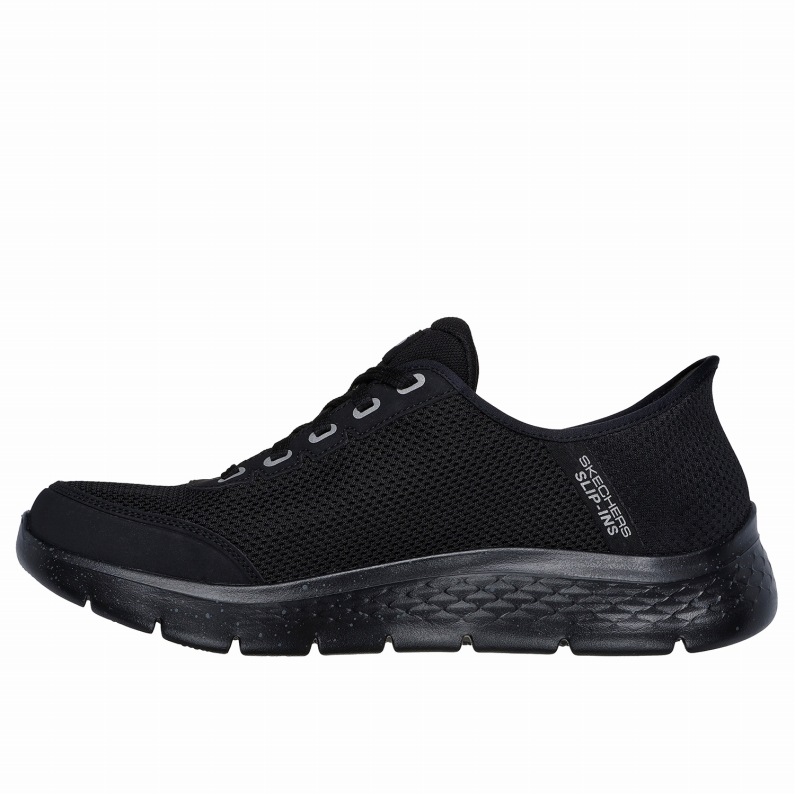 SKECHERS スケッチャーズ スリップインズ メンズ スニーカー 216330WW BBK ゴーウォーク フレックス - ウォータープルーフ ブラック エクストラワイドフィット（5E相当）