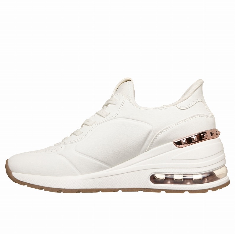 SKECHERS スケッチャーズ スリップインズ スヌープ・ドッグ：ミリオン エア - ラックス デイズ レディース スニーカー 186110 WHT ホワイト