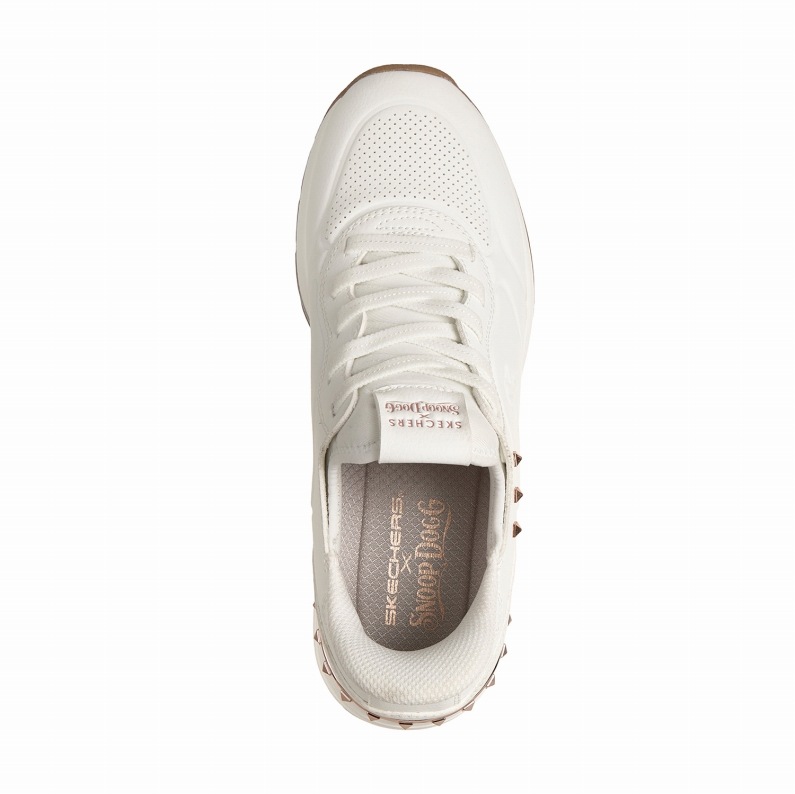 SKECHERS スケッチャーズ スリップインズ スヌープ・ドッグ：ミリオン エア - ラックス デイズ レディース スニーカー 186110 WHT ホワイト