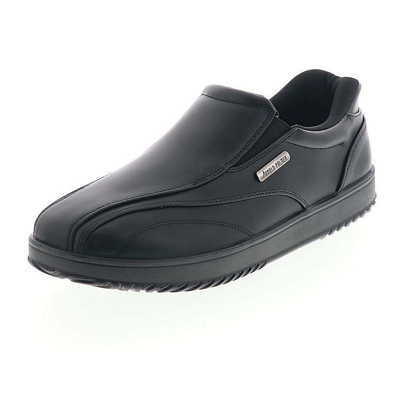 アーノルドパーマー スライドフィット メンズ 防水シューズ スリッポン スニーカー 幅広ワイド Arnold Palmer AP0091 AP0090 ダークブラウン/ブラック