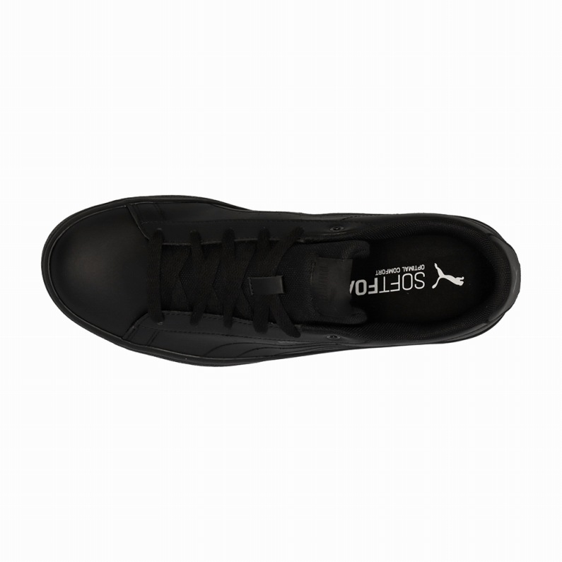 PUMA プーマ レディース スニーカー 389908 02 プーマ V コート バルク EB PUMA Black-PUMA Black