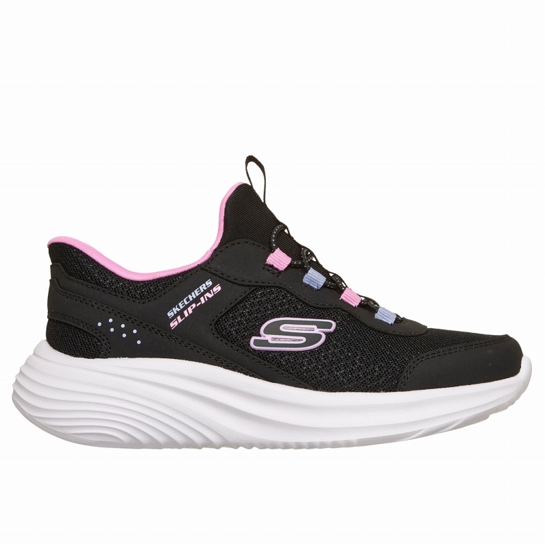 SKECHERS スケッチャーズ スリップインズ キッズ ジュニア スニーカー BOUNDER PRO 303690L BLK BLACK ブラック