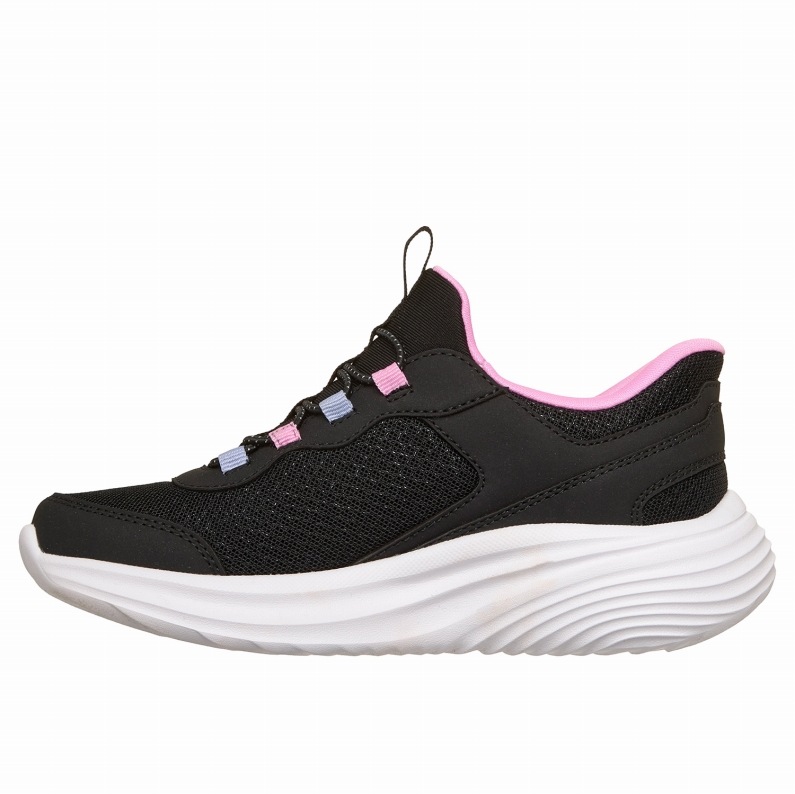 SKECHERS スケッチャーズ スリップインズ キッズ ジュニア スニーカー BOUNDER PRO 303690L BLK BLACK ブラック