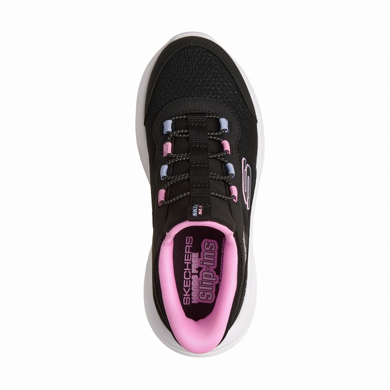 SKECHERS スケッチャーズ スリップインズ キッズ ジュニア スニーカー BOUNDER PRO 303690L BLK BLACK ブラック