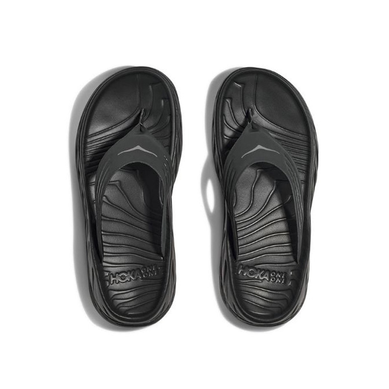 HOKA オラ リカバリー フリップ ORA RECOVERY FLIP 1099675 BLACK DARK