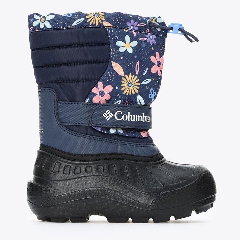 Columbia コロンビア キッズ ブーツ チルドレンズ パウダーバグ スノーライト BC2106 466 防水 Nocturnal Wildflower Whimsy 花柄 ネイビー スノーブーツ